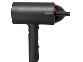 AGARO HD-1214 Premium Hair Dryer with 1400-Watt Motor, 3 Temperature Settings & Cool Shot Button (Black)
